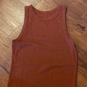 A New Day Ribbed Tank - M